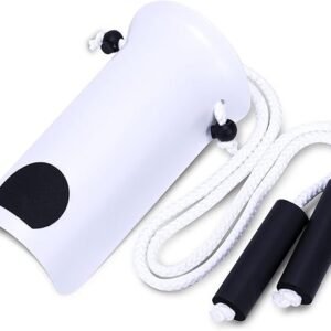 Wide Sock Aid for Seniors – Foam Handles, Easy On/Off (White)